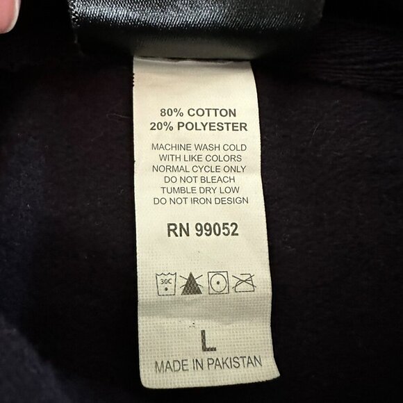 Santa Cruz Original Hoodie Mens Large Blue Skateboard Print Sweatshirt - Picture 6 of 7